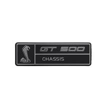 Mustang Shelby GT500 Chassis Number Dash Plate (20-22)