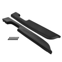 Mustang Door Armrest Pad Kit - Manual Windows  - Black (87-93)