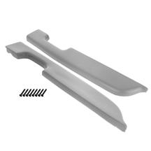 Mustang Door Armrest Pad Kit - Manual Windows  - Light Gray (87-93)