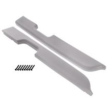 Mustang Door Armrest Pad Kit - Power Windows  - Light Gray (87-93)