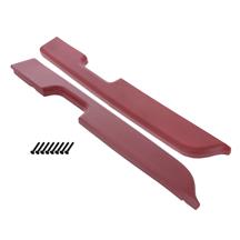 Mustang Door Armrest Pad Kit - Power Windows  - Red (87-93)