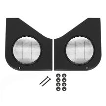 Mustang Door Speaker Grille Kit  - Black (87-93)