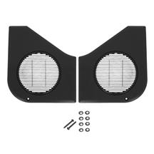 Mustang Door Speaker Grille Kit  - Black (87-93)