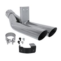 Mustang Dual Exit Exhaust Tip - Polished Stainless (79-85) 5.0|2.3 Turbo