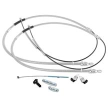 Mustang Emergency Brake Cable Kit - Rear Drum (87-92)