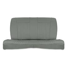 Mustang Factory Style Sport Rear Seat Upholstery  - Gray Cloth (79-93) Coupe