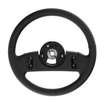 Mustang Factory Style Steering Wheel - Cruise Control  - Black (87-89)