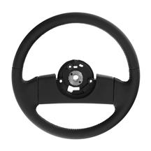 Mustang Factory Style Steering Wheel - Non-Cruise Control  - Black (87-89)