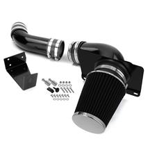 Mustang Fenderwell Cold Air Intake Kit  - Black (89-93) 5.0