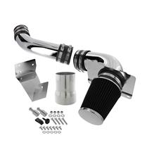 Mustang Fenderwell Cold Air Intake Kit - Chrome (86-88) 5.0