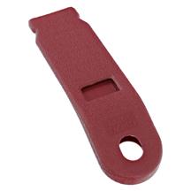 Mustang Front Seat Belt Buckle Sleeve  -  Red (87-89) D9ZZ-6161172-R