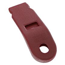 Mustang Front Seat Belt Buckle Sleeve  - Red (90-92) FOZZ-6161172-R
