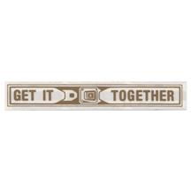 Mustang "Get It Together" Seat Belt Window Decal (79-85)