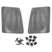 Mustang Hatch Speaker Grille Kit Smoke Gray (87-93)