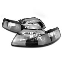 Mustang Headlight Kit - Black & Clear (99-04)