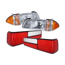 Mustang Headlight & LX Tail Light Lens Kit (87-93)