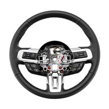Mustang Factory Leather Steering Wheel - Manual (18-23) JR3Z-3600-AG