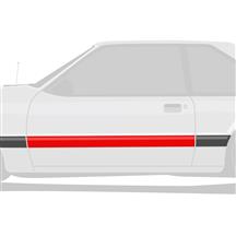 Mustang LX Door Molding - LH (87-93)