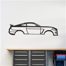 Mustang Silhouette Metal Wall Art (16-20) GT350