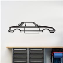 Mustang Silhouette Metal Wall Art (79-86) Coupe