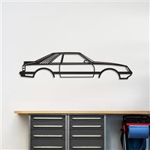 Mustang Silhouette Metal Wall Art (79-86) Hatchback