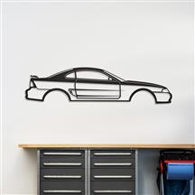 Mustang Silhouette Metal Wall Art (94-98) Coupe
