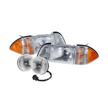 Mustang OEM Style Headlight & Fog Light Kit (87-93) GT/Cobra
