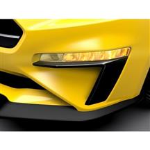 Mustang Parking Lamp Accent Covers  - Gloss Black (18-23) VJR3Z-17E810-B
