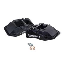 Mustang Performance Pack Brembo Front Brake Caliper Kit  - Satin Black (24-26)