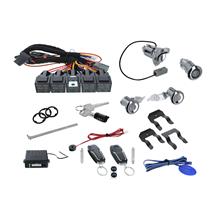 Mustang Single Key Lock & Keyless Entry Conversion Kit - Machined (85-93)
