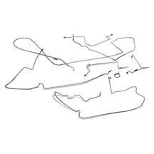 Mustang Stainless Steel Brake Line Kit, W/ ABS (94-95) GT