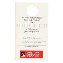 Mustang SVT Mirror Inspection Tag Decal (93-96)