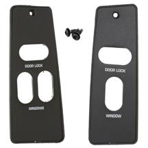 Mustang Window Switch Bezel Pair (87-93) Coupe/Hatchback