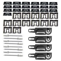 Mustang Windshield and Rear Glass Molding Clip Kit  - Hatchback (79-93)