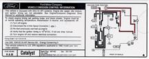 Mustang Emissions Decal - 5 Speed (1993) 5.0