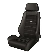 Recaro Classic LX Seat  - Black Leather/Corduroy Insert 088.00.0B27-01