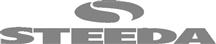 Steeda Decal 3/4" x 10" Silver DECALG