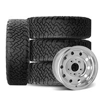 SVE Bronco Factory Style 10-Hole Wheel & 33" BFG T/A Tire Kit  - 15x7.5" - Polished (92-96)
