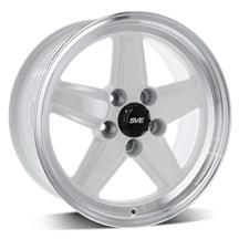 SVE Mustang 5 Lug S89 Wheel - 17x8  - White (79-93)