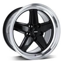 SVE Mustang 5-Lug S89 Wheel - 17x9  - Black (79-93)