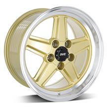 SVE Mustang 5 Lug S89 Wheel - 17x9  - Gold (79-93)