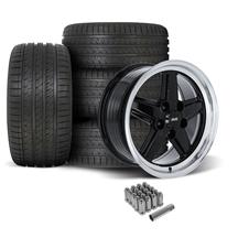 SVE Mustang 5 Lug S89 Wheel & Sumitomo Tire Kit  - 17x8/9 - Black (79-93)