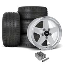 SVE Mustang 5 Lug S89 Wheel & Sumitomo Tire Kit  - 17x8/9 - White (79-93)