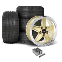 SVE Mustang 5 Lug S89 Wheel & Sumitomo Tire Kit  - 17x8 - Gold (79-93)