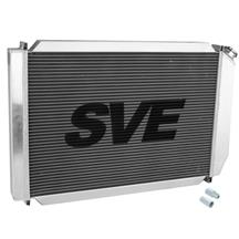 SVE Mustang 3 Row Aluminum Radiator w/ Auto Trans Adapters (79-93)