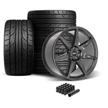 SVE Mustang CFX Wheel & Nitto Tire Kit 20x10/11  - Gloss Graphite (05-14)