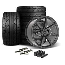 SVE Mustang CFX Wheel & Nitto Tire Kit 20x10/11  - Gloss Graphite (15-23)