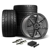 SVE Mustang CFX Wheel & Nitto Tire Kit - 20x10/11  - Gloss Graphite (24-26)