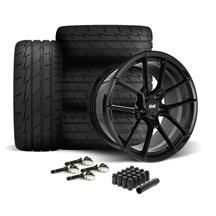 SVE Mustang DHP1 Forged Wheel & Firestone Tire Kit - 19x10/11  - Black (24-25)