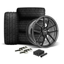 SVE Mustang DHP1 Forged Wheel & Firestone Tire Kit - 19x10/11  - Graphite (24-25)